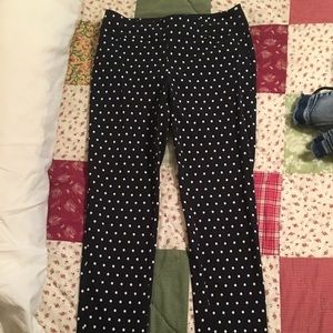 Cropped pull on pointe pants